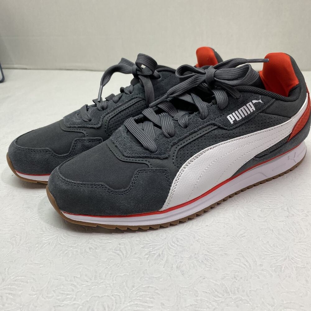 Puma Softride ST Miller Men’s Sz 9 Dusky Gray & White New Without Box
